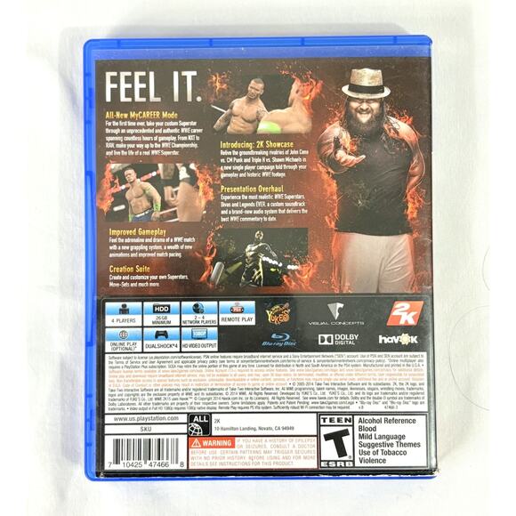 WWE 2K15 Complete PS4 Video Game for 2015 W2K15 Wrestling - Picture 3 of 3